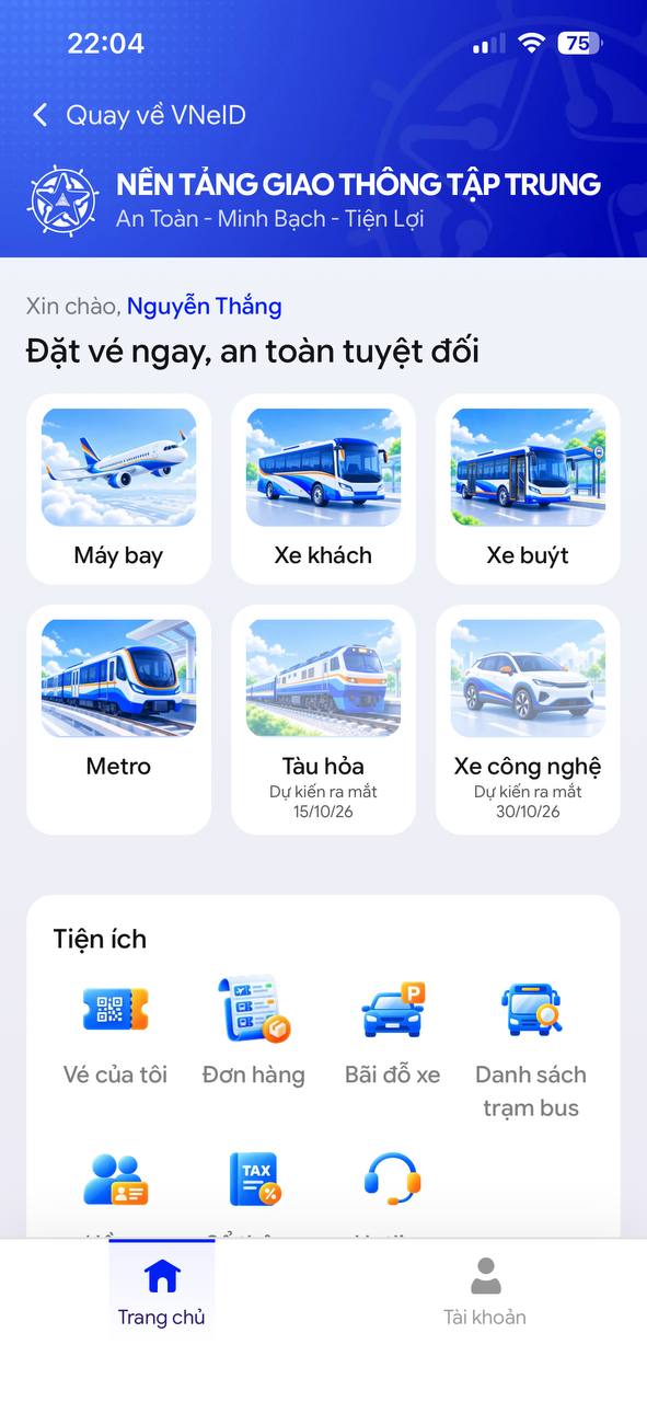 VNeID giao thông: Một ứng dụng cho mọi hành trình