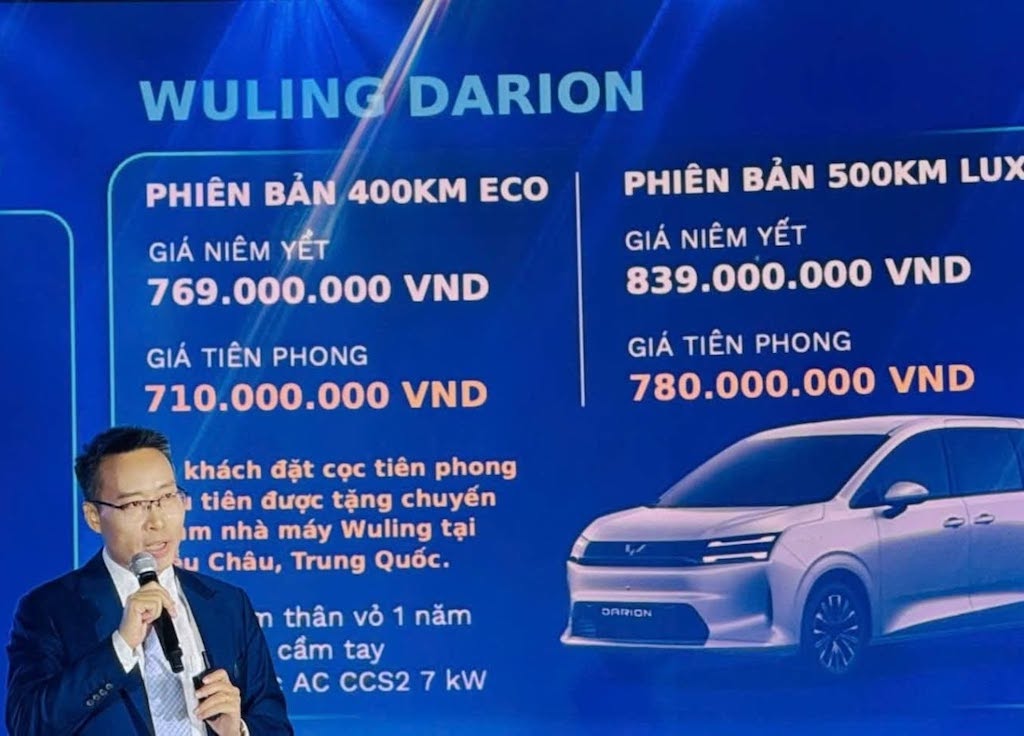 Wuling Darion MPV điện 7 chỗ: đối thủ mới của VinFast VF MPV?