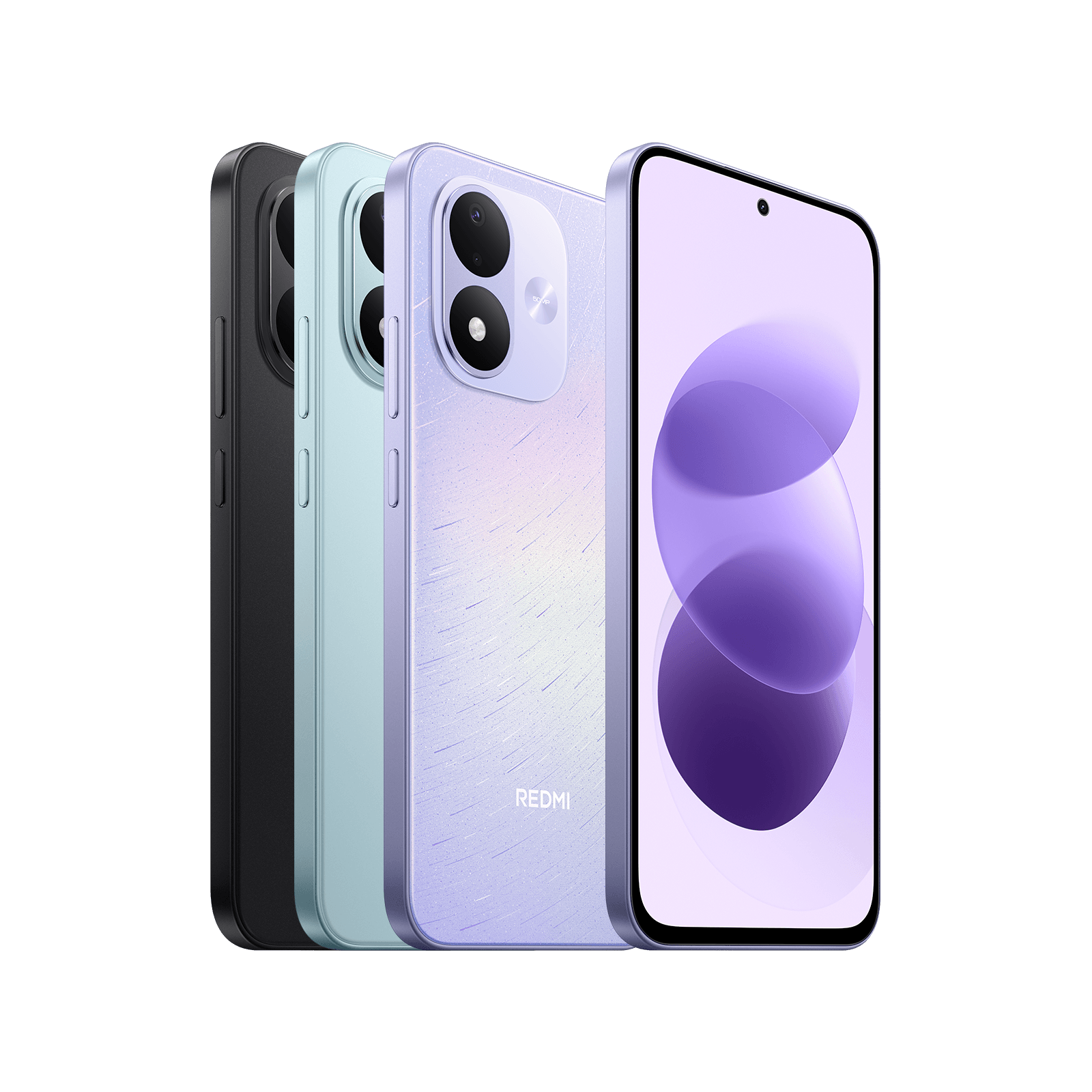Render rasmi REDMI Note 17 5G dalam beberapa warna, pandangan belakang dan hadapan