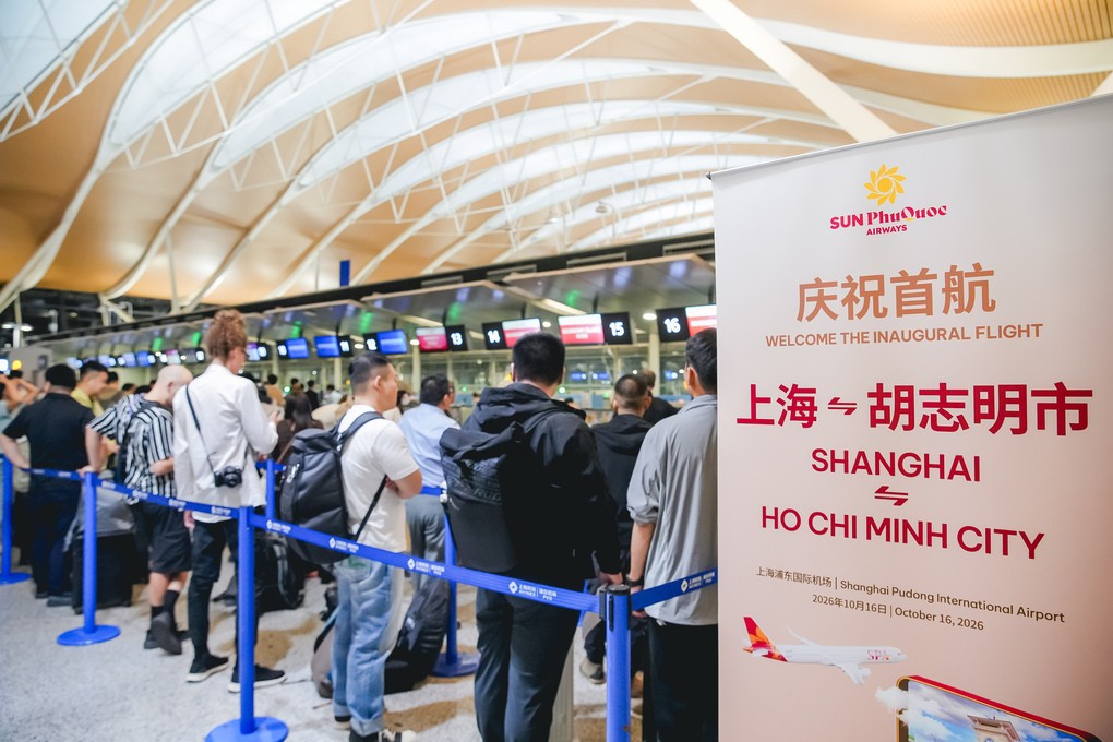 Đường bay thẳng Thượng Hải – TP.HCM: bước đi chiến lược của Sun PhuQuoc Airways