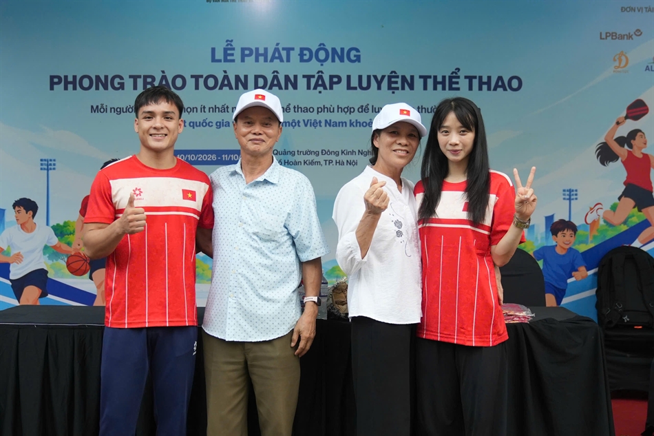 Lễ phát động phong trào toàn dân tập luyện: Từ hồ Hoàn Kiếm tới thói quen sống khỏe