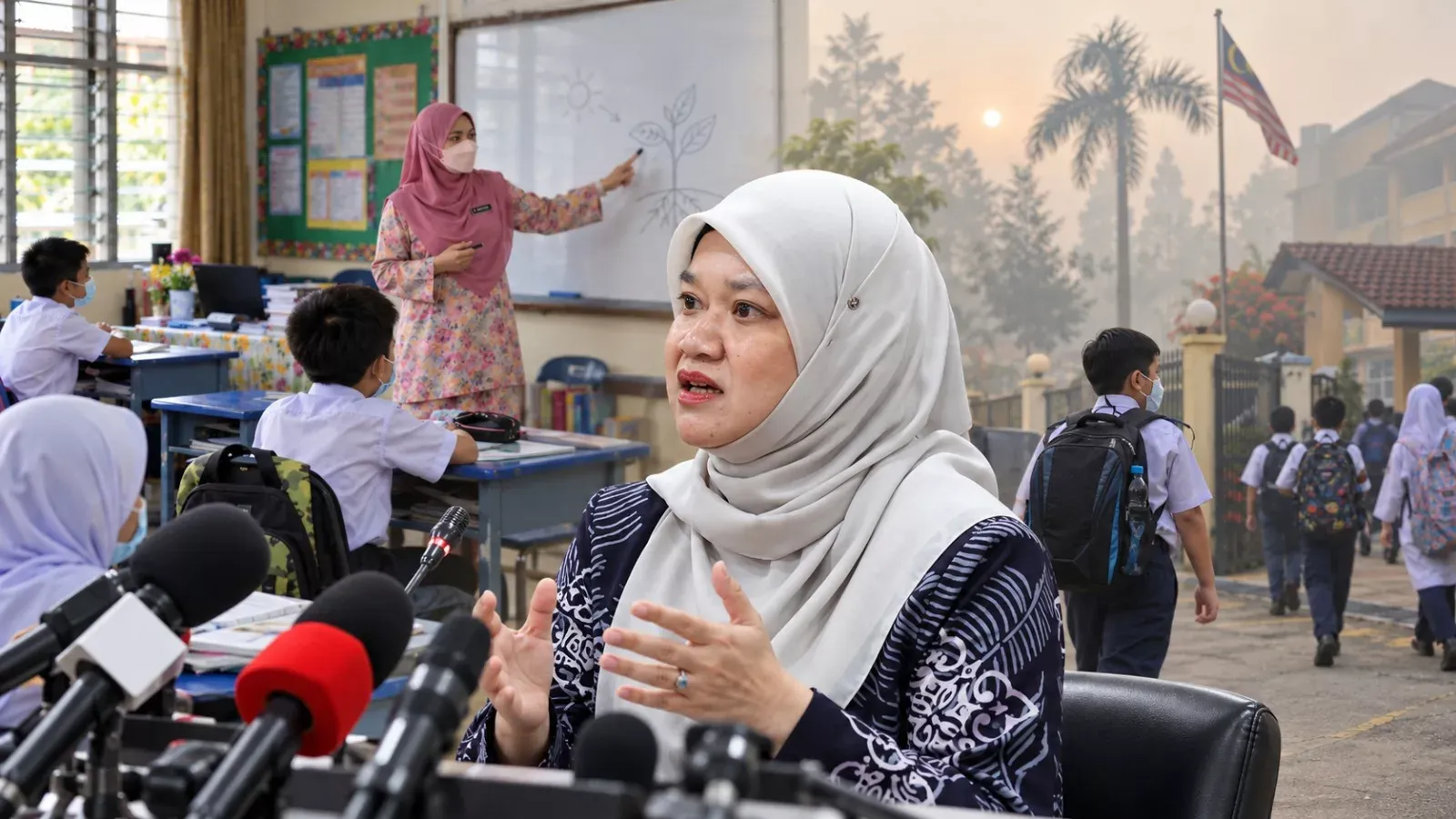 Bila Ibu Bapa Patut Tidak Hantar Anak ke Sekolah Semasa Jerebu