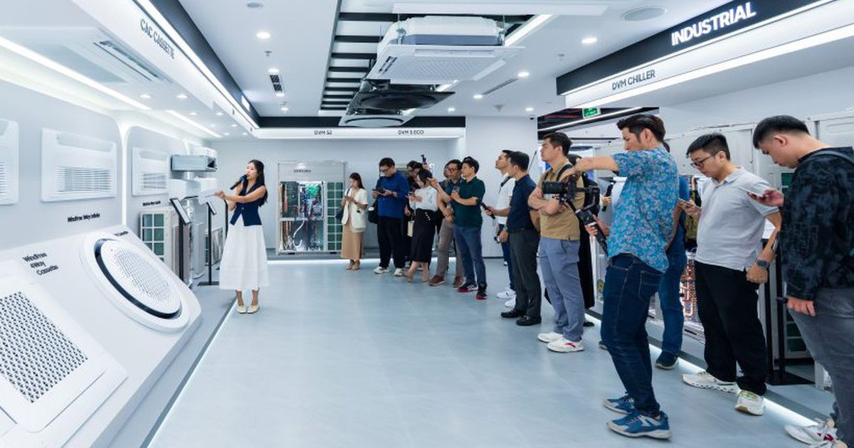 Samsung giới thiệu thế hệ thiết bị gia dụng AI mới tại Hà Nội