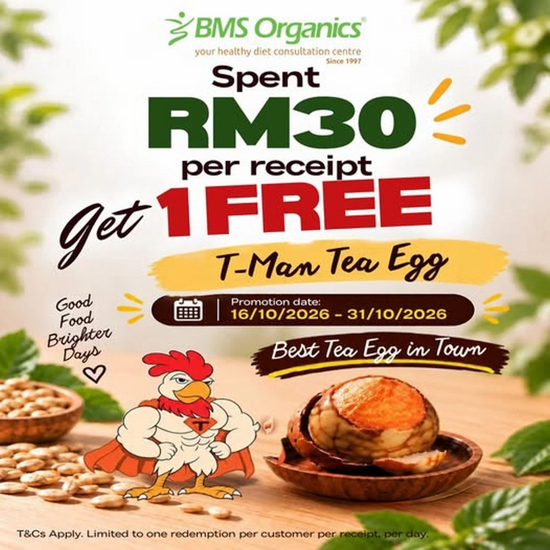 Promosi Telur Percuma: Giant vs BMS Organics, Mana Lebih Berbaloi?