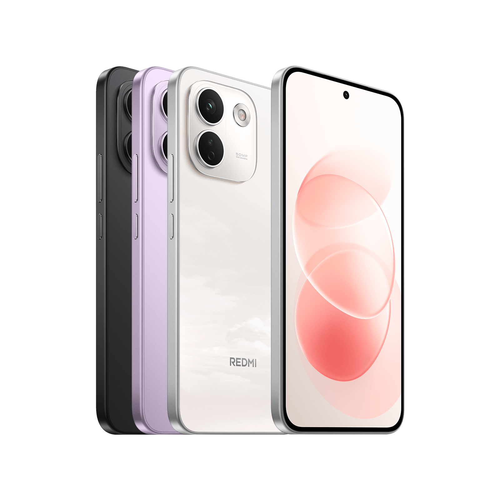 Render rasmi REDMI Note 17 Pro Max 5G dalam tiga warna, pandangan belakang dan hadapan