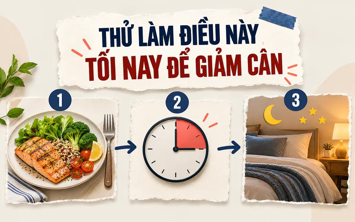 Quy tắc 3 giờ trước ngủ: chiếc “phanh” tự nhiên cho huyết áp và đường huyết