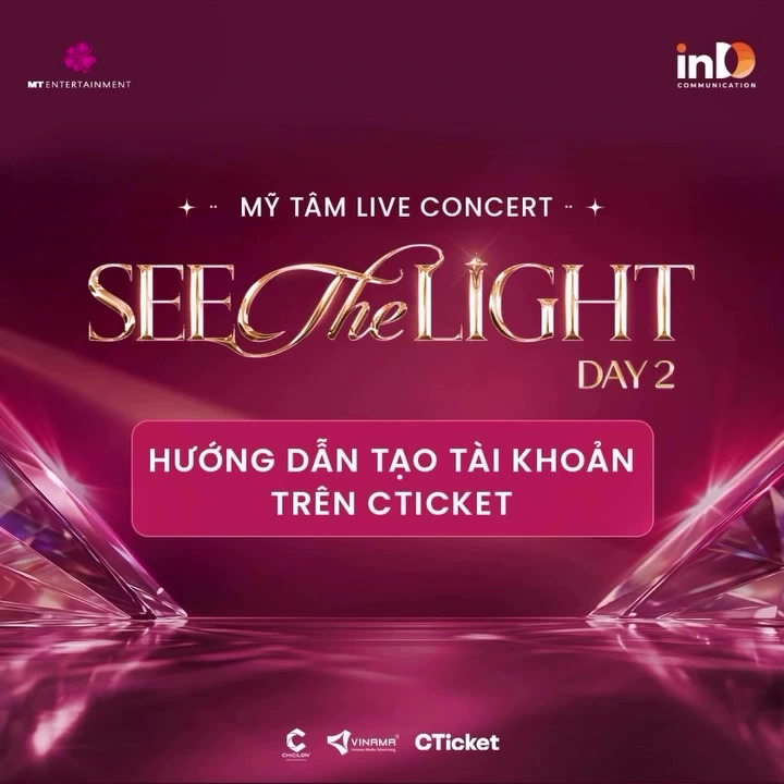 Giá vé Mỹ Tâm See The Light Day 2: sáu hạng 1,5–4,6 triệu đồng, đợt bán chính thức 11:00 ngày 21/10 trên CTicket