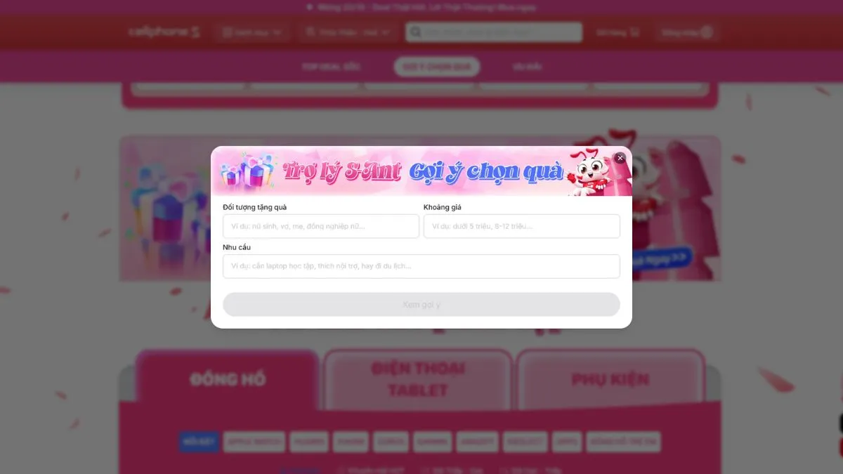 Mùa deal 20/10: Quà công nghệ cho phái đẹp tại CellphoneS và Hoàng Hà Mobile