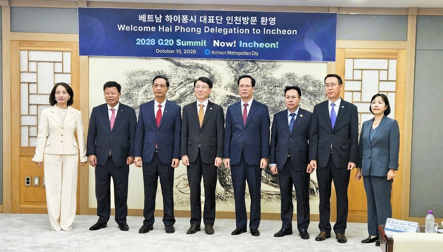 Hải Phòng – Incheon tăng tốc hợp tác công nghiệp, thương mại và logistics
