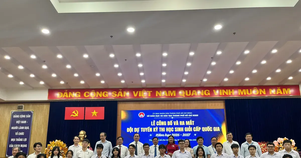 346 học sinh xuất sắc TP.HCM vào đội dự tuyển kỳ thi học sinh giỏi quốc gia