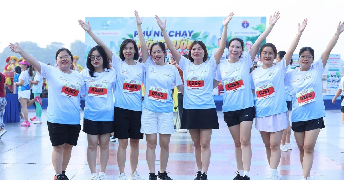 Phong trào chạy bộ phụ nữ vì môi trường không khói thuốc