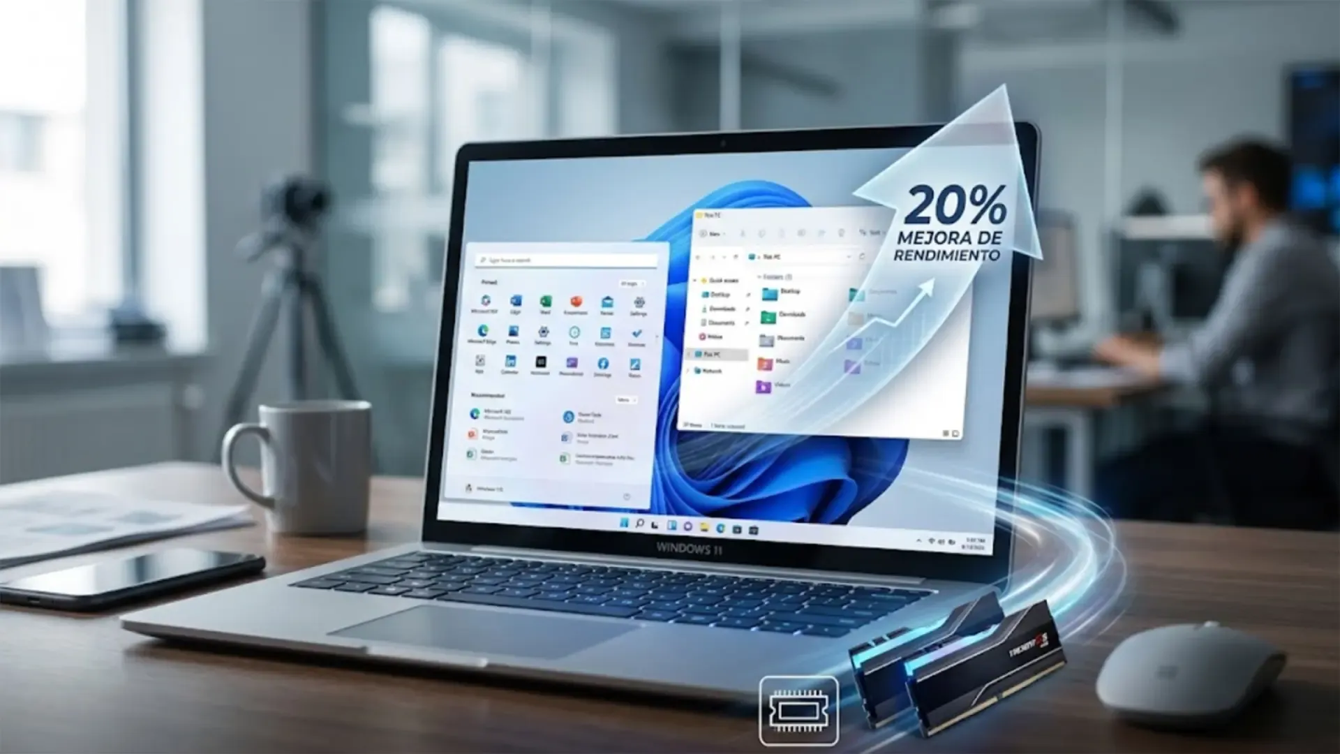 Windows 11 chạy nhanh hơn 20%: 8 GB RAM không còn là gánh nặng