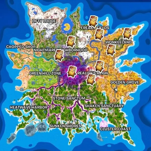 Hướng Dẫn Thu Thập Tất Cả Sprites Cosmetic Trong Fortnite