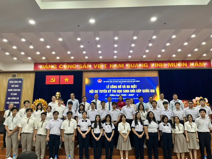 346 học sinh xuất sắc TP.HCM vào đội dự tuyển kỳ thi học sinh giỏi quốc gia