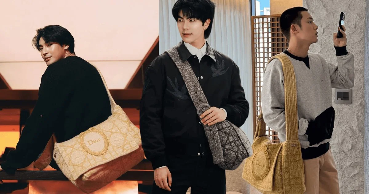 Dior Men Winter và cuộc tái định nghĩa túi messenger nam châu Á
