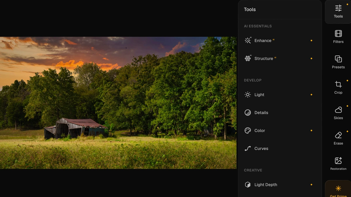 Luminar Web: Chỉnh sửa ảnh RAW online có đủ thay desktop?