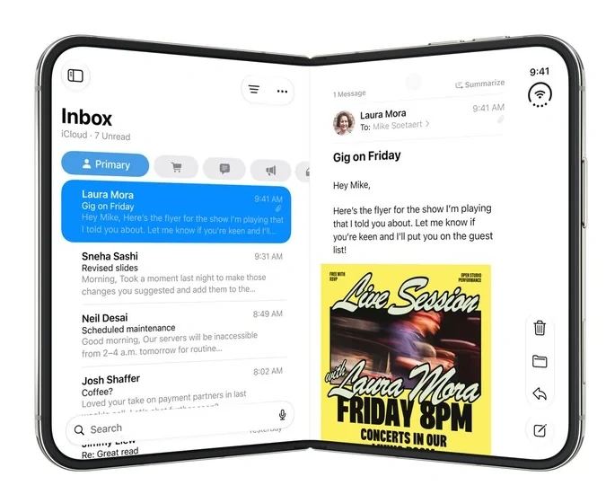 iPhone Duo với màn hình gập 7,6 inch có đủ thay iPad mini?