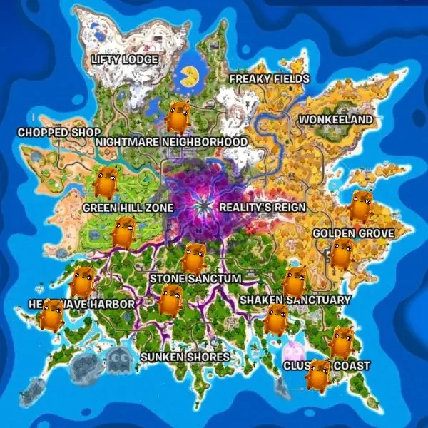Hướng Dẫn Thu Thập Tất Cả Sprites Cosmetic Trong Fortnite