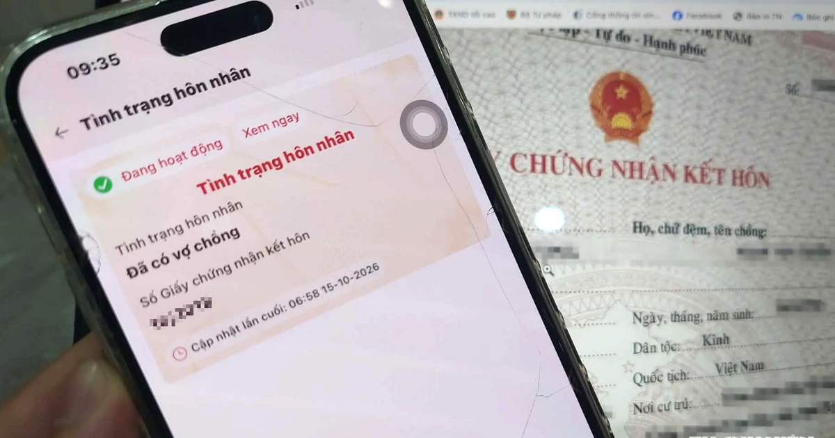 VNeID tích hợp tình trạng hôn nhân: Hướng dẫn cập nhật để bớt giấy tờ