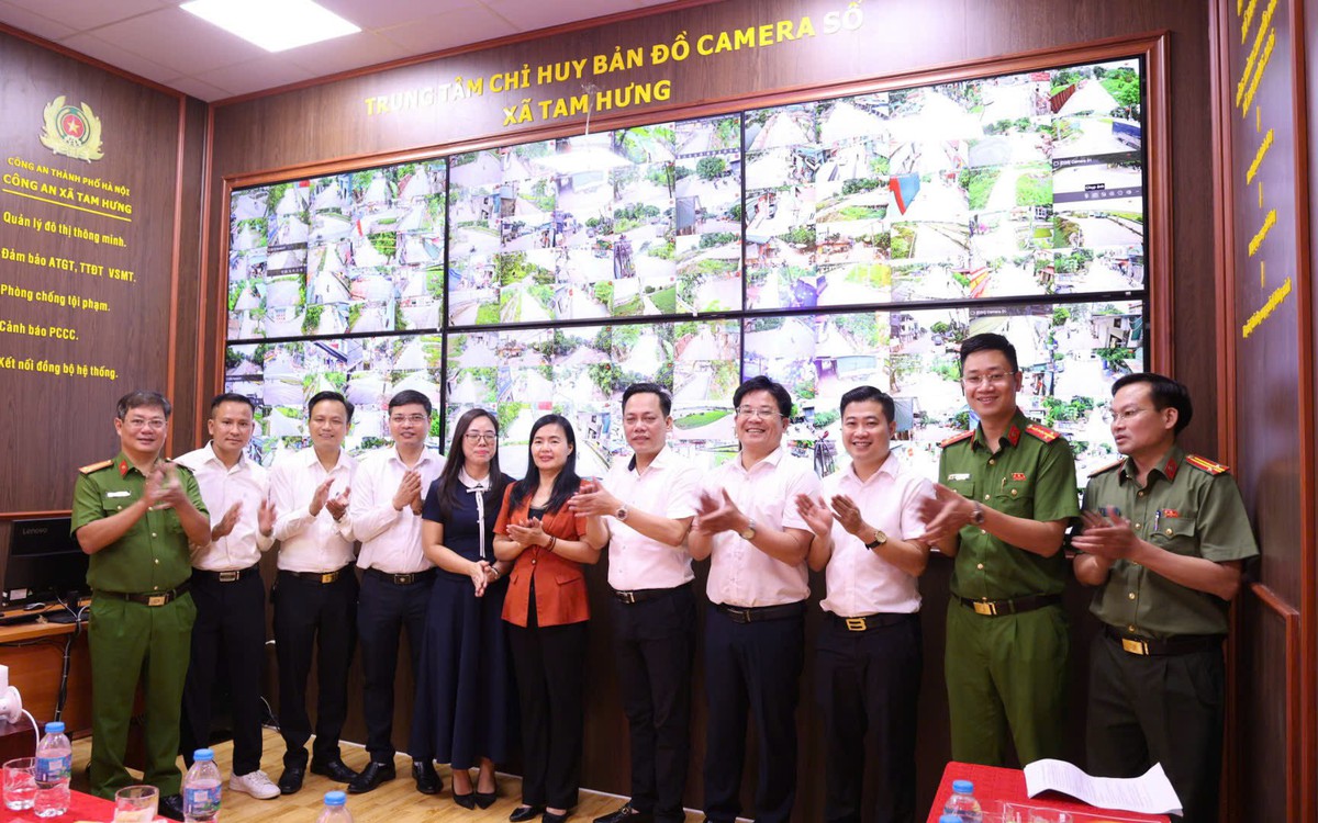 Trung tâm chỉ huy camera số Tam Hưng: bước ngoặt cho an ninh cộng đồng thông minh