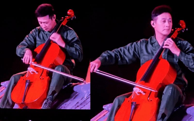 MC Anh Tuấn kéo cello khiến 50.000 khán giả lụy không lối thoát