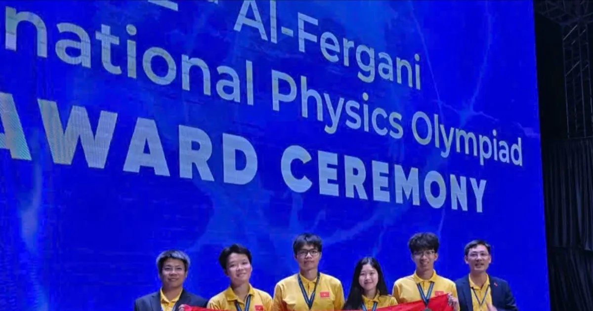 Việt Nam đứng thứ tư Olympic Vật lý Al-Fergani: phía sau 4 huy chương