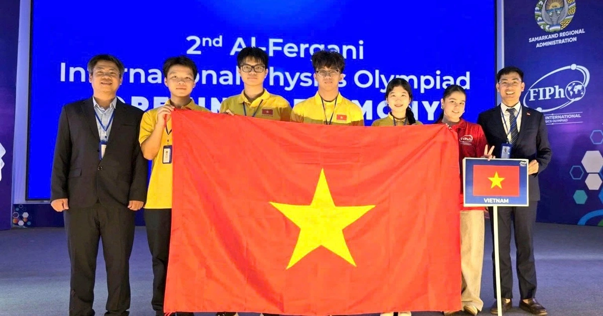 Đoàn Việt Nam giành 4 huy chương Olympic Vật lý Quốc tế Al-Fergani: Hành trình chuẩn bị khắc nghiệt và cú “quét sạch” huy chương