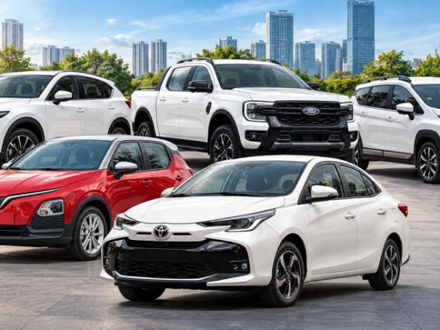 Xe xăng sedan áp đảo: Toyota Vios, Honda City và cuộc chơi phân khúc B, C