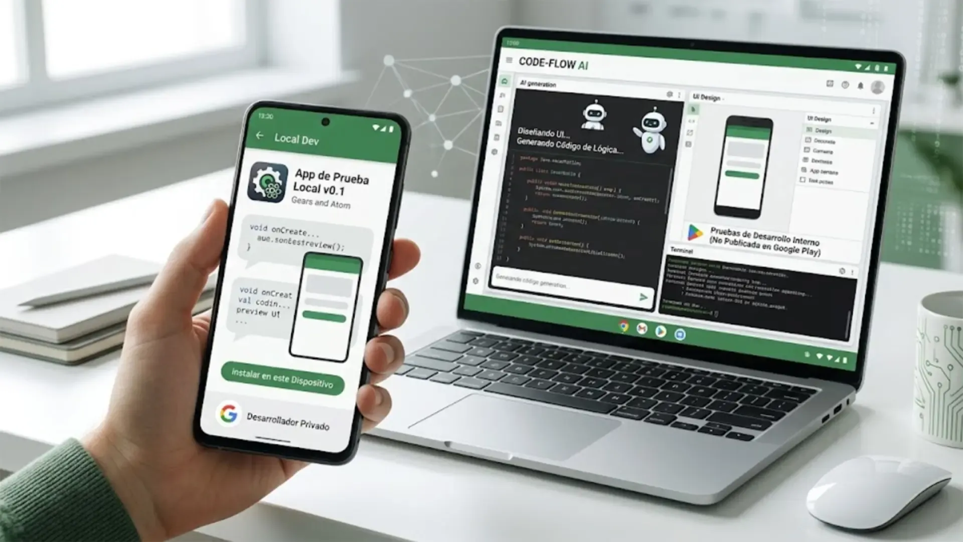 Google Play mở cửa cho ứng dụng Android riêng tư tạo bằng AI
