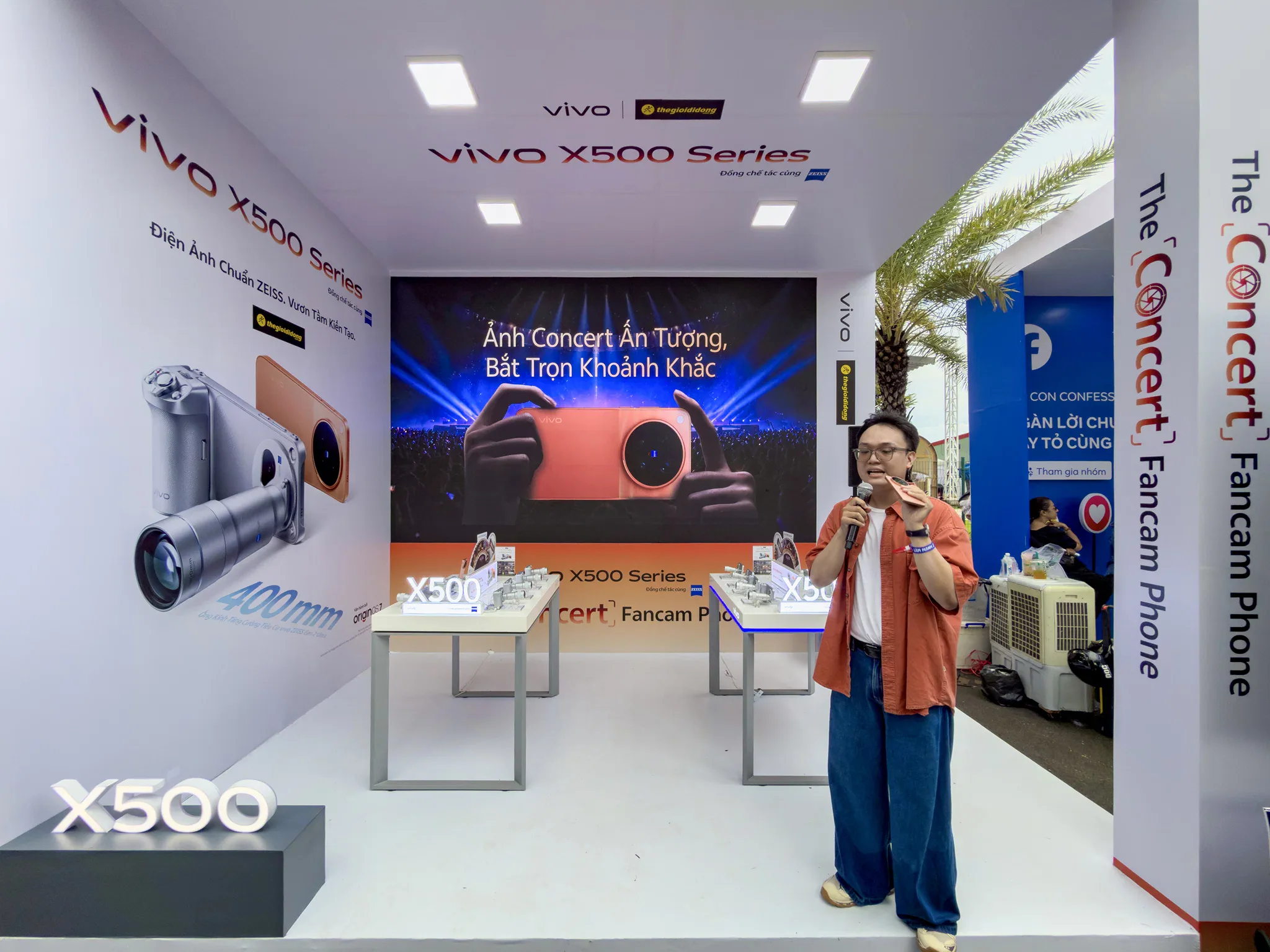Quay fancam concert chuyên nghiệp với vivo X500 Series