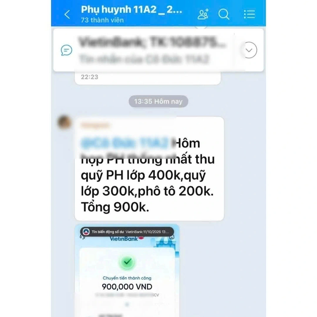 Quỹ lớp mất kiểm soát: 40 triệu hết trong 2 tháng nói gì?