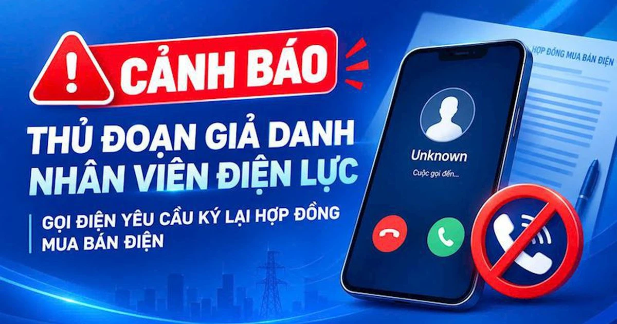 Cảnh báo chiêu giả danh nhân viên điện nước ép cài ứng dụng