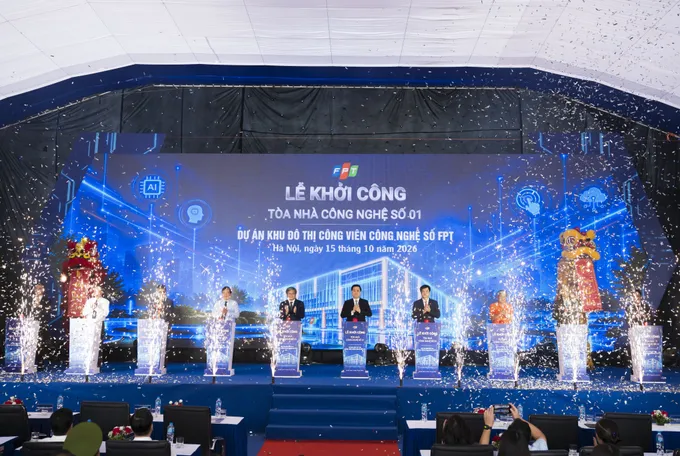 FPT khởi công Công viên công nghệ số Hà Nội: cú hích cho hệ sinh thái công nghệ 1.311 tỷ đồng