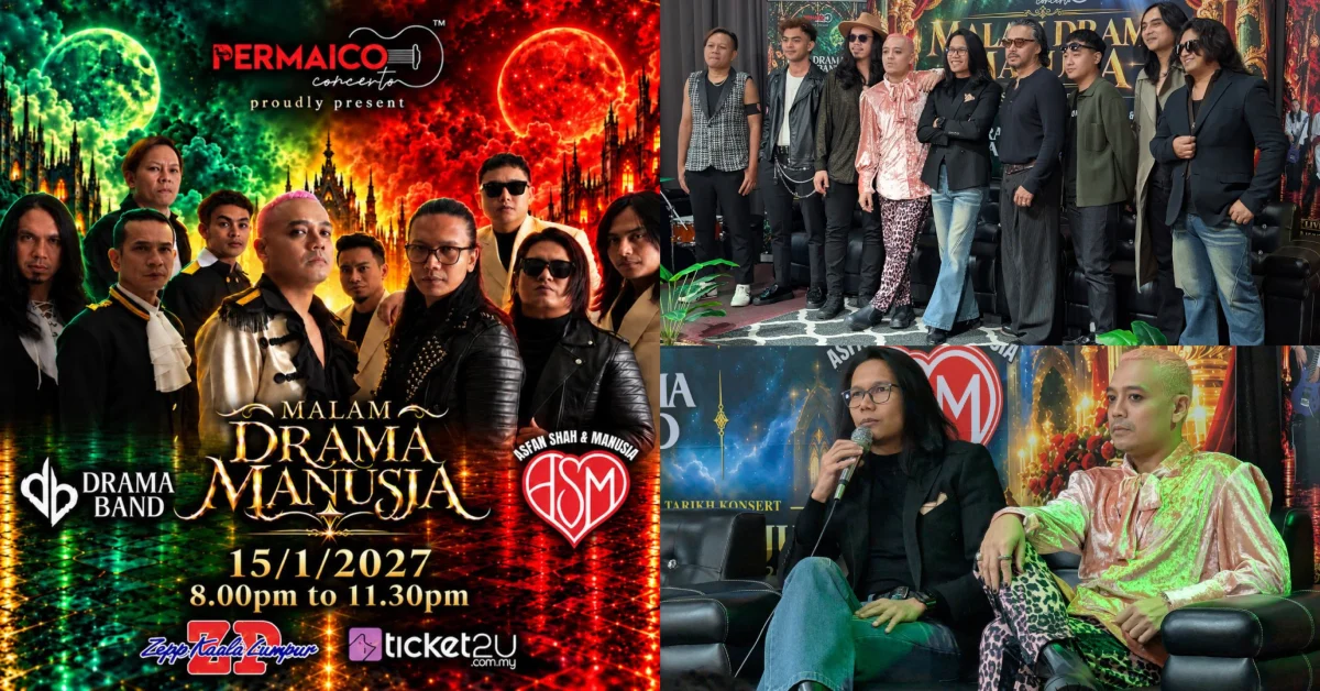 Konsert Malam Drama Manusia: Fantasi Rock Di Zepp KL