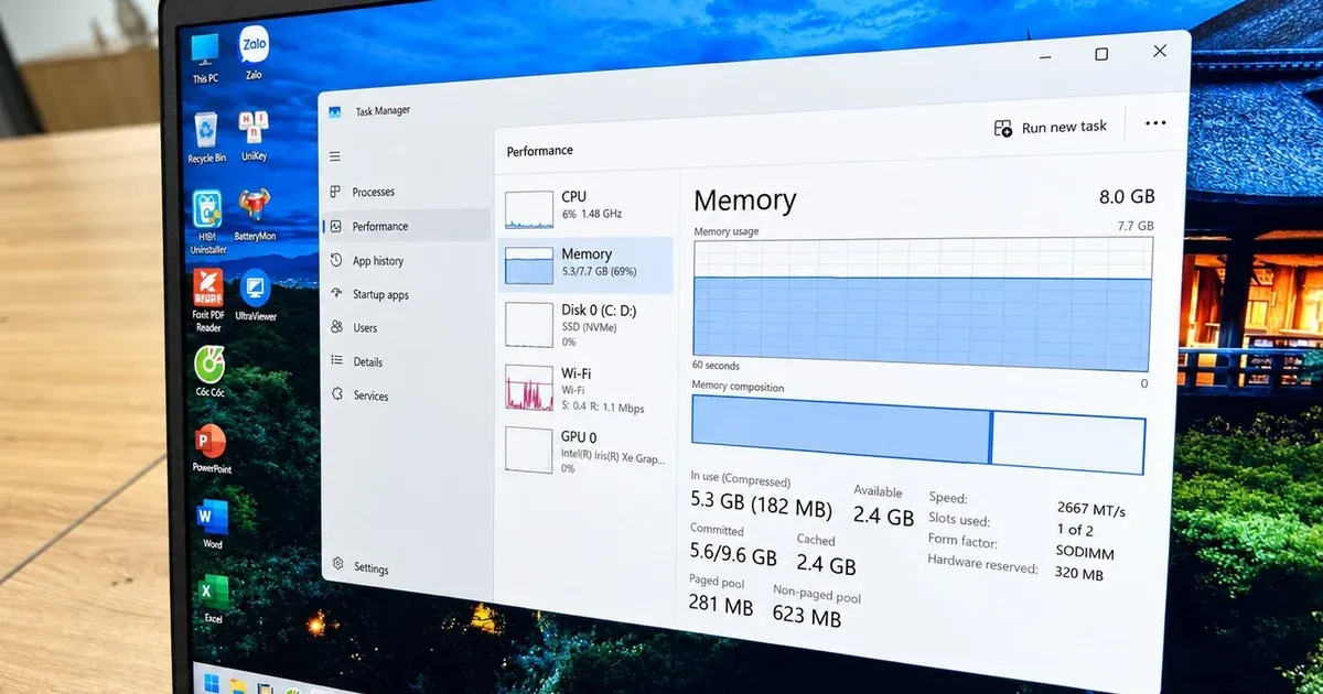 Tối ưu hóa Windows 11 bằng công cụ PC Manager và tắt ứng dụng nền
