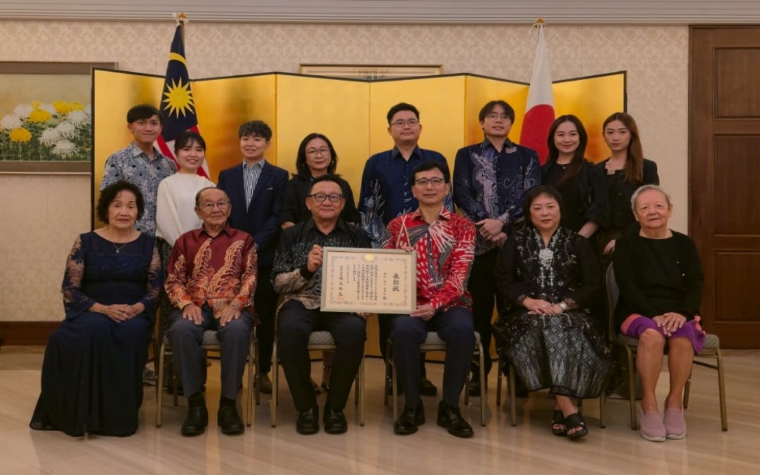 Gary Tang Kok Lian Terima Penghargaan Menteri Luar Jepun