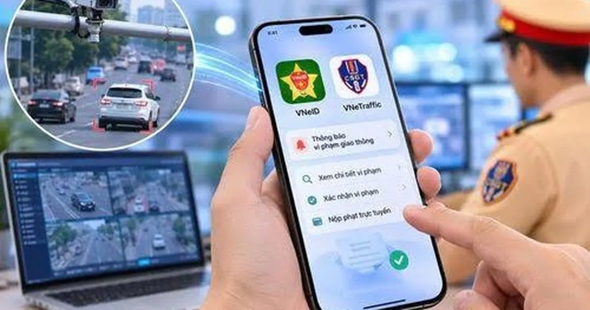 Xử phạt nguội qua VNeTraffic: Quét mã QR để nộp phạt