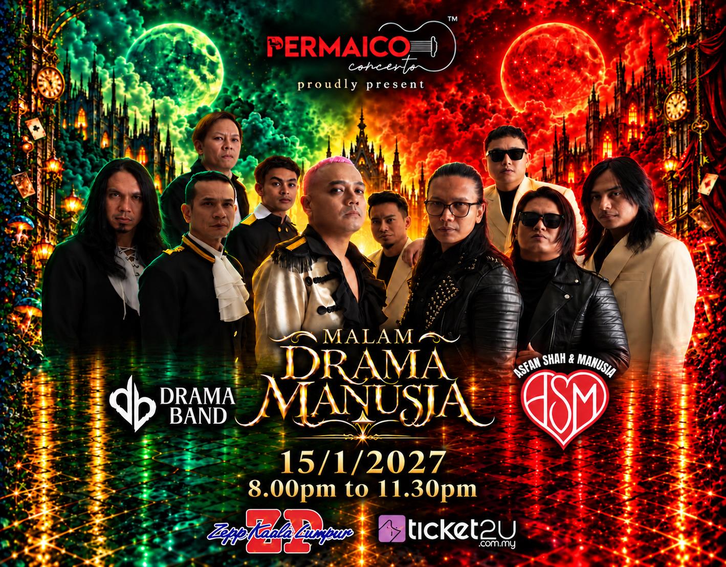 Konsert Malam Drama Manusia: Fantasi Muzik Di Zepp KL