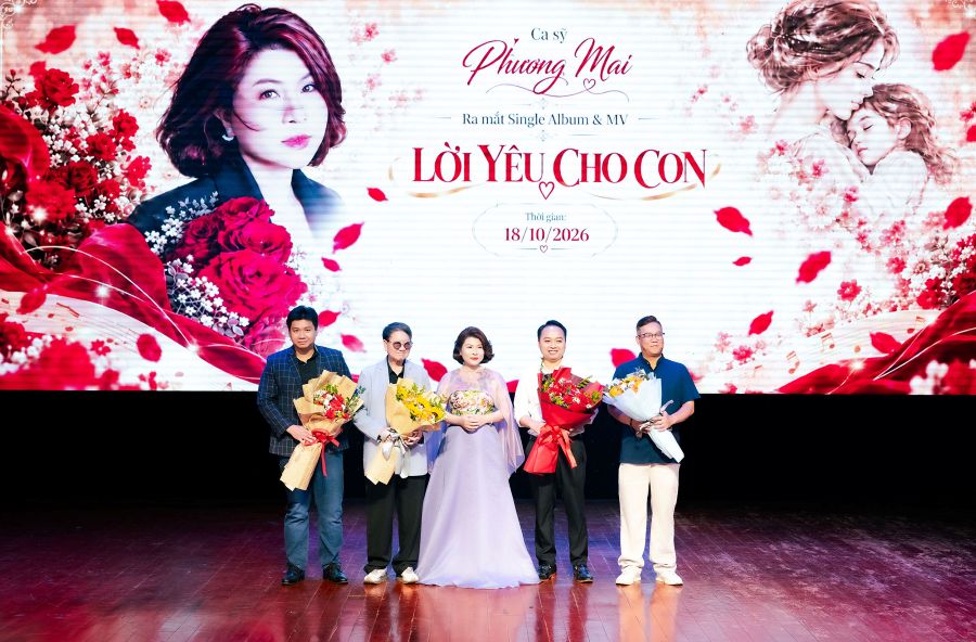 Phương Mai soprano tôn vinh tình mẫu tử qua MV “Lời yêu cho con”