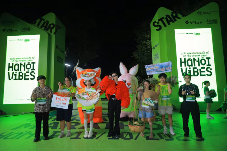 VPBank Hanoi International Marathon: Đường chạy thành sân khấu của sáng tạo