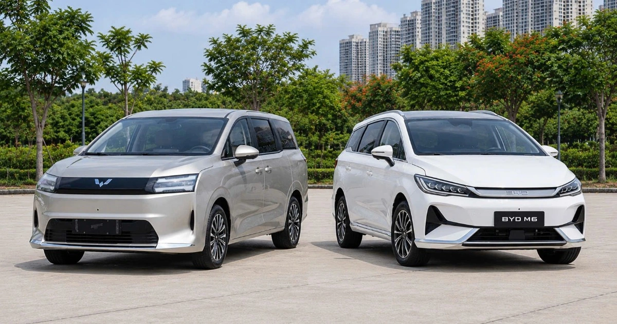 Wuling Darion hay BYD M6: MPV điện nào đáng tiền hơn?