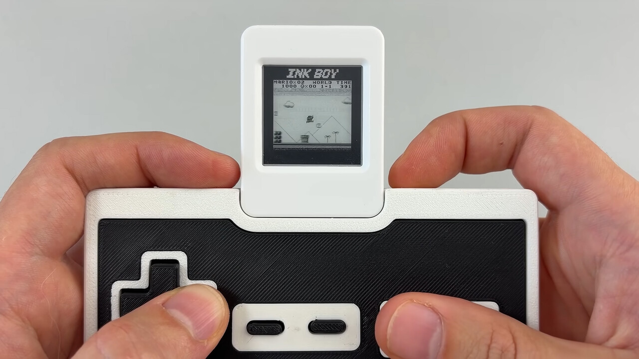 Game Boy Chạy Trên Màn Hình E-Ink: Khi Modder Biến Giới Hạn Thành Sân Chơi
