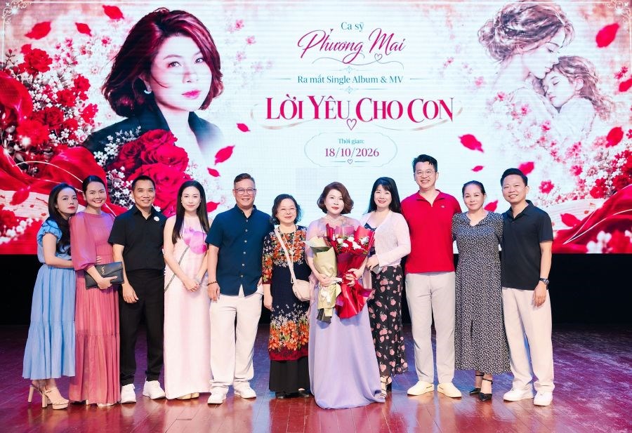 Phương Mai soprano tôn vinh tình mẫu tử qua MV “Lời yêu cho con”