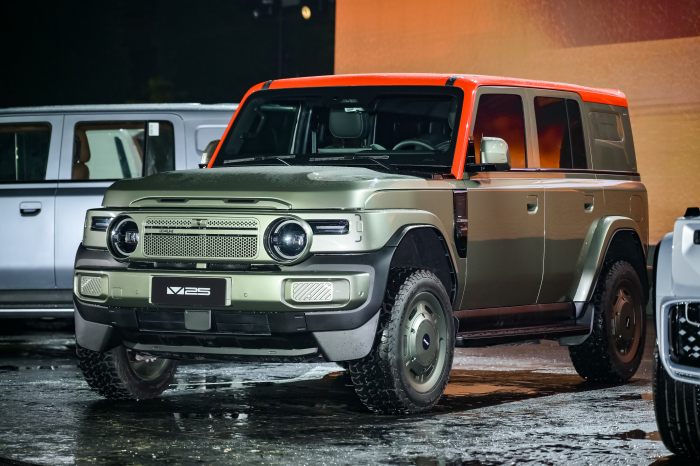 iCAUR V25: SUV Elektrik Boxy Dengan Pilihan BEV & REEV