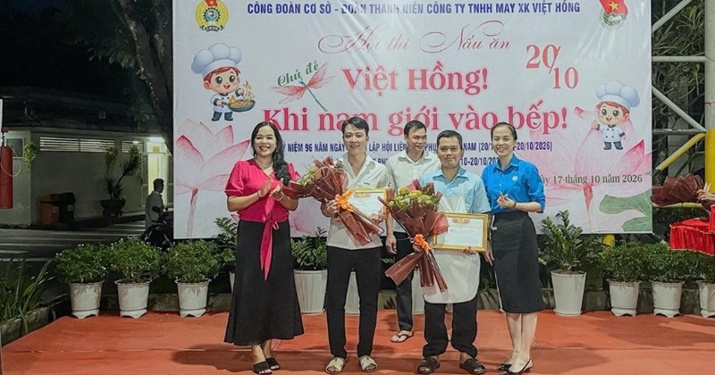 Hội thi nấu ăn cộng đồng: Sợi dây gắn kết gia đình và công nhân
