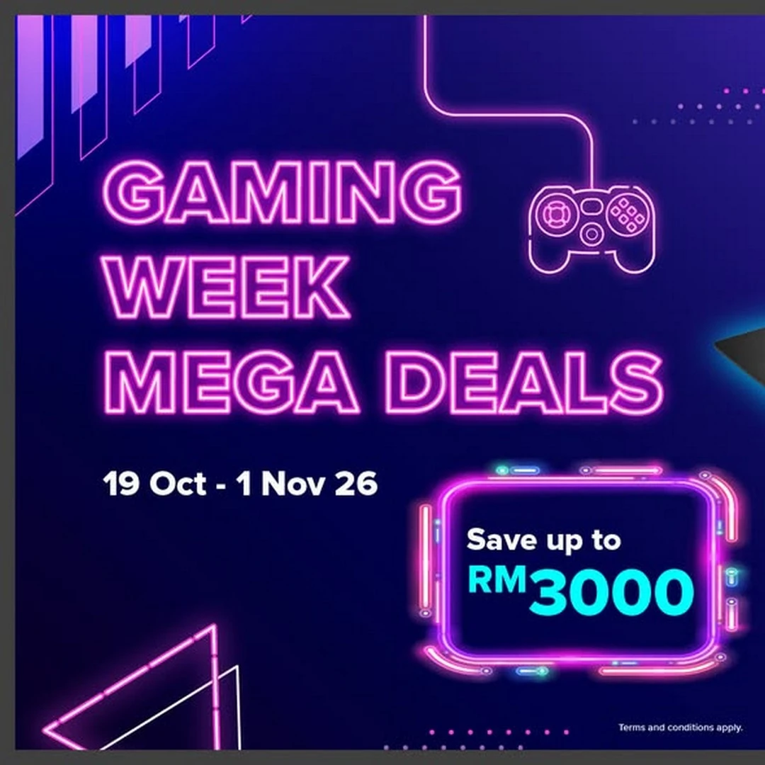 Panduan Jualan Teknologi Oktober: Laptop RM399, Aksesori Gaming & Gadget