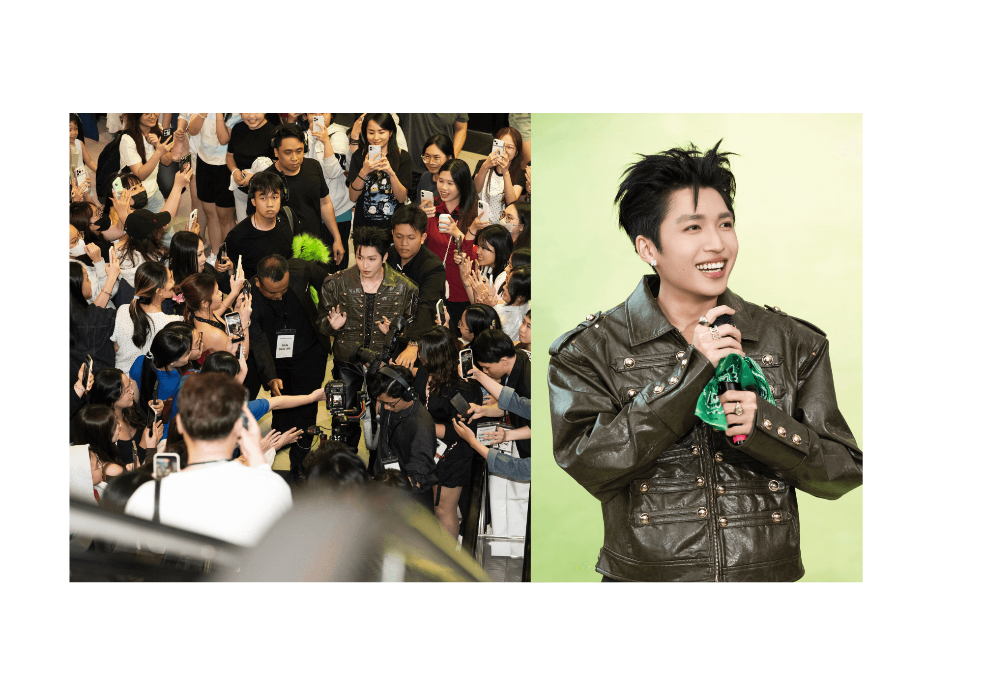 Từ mini concert đến tặng quà: sao pop chiếm lĩnh trung tâm thương mại
