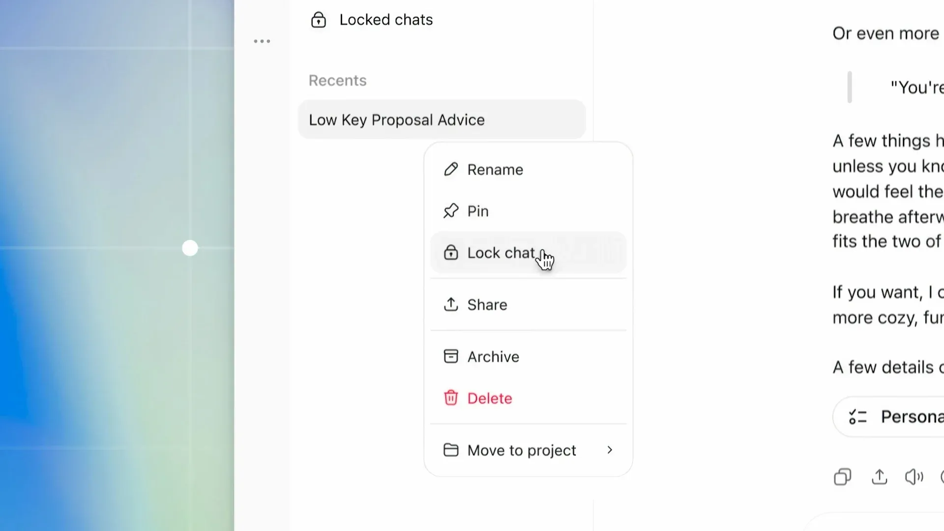 Lindungi Percakapan Sensitif ChatGPT Dengan Locked Chats Berkod PIN