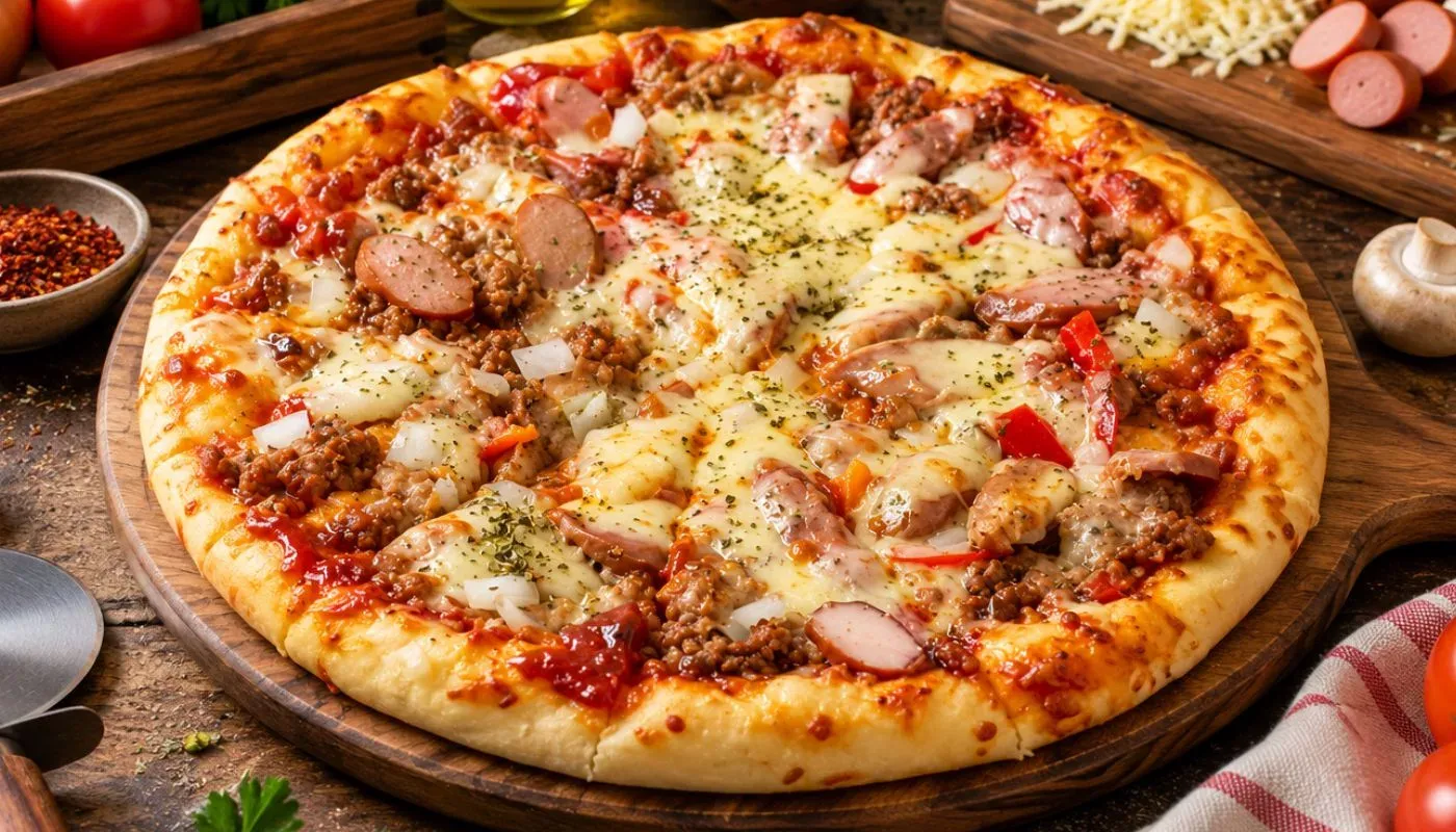 Pizza dan Nasi Arab Tanpa Oven Guna Periuk Nasi