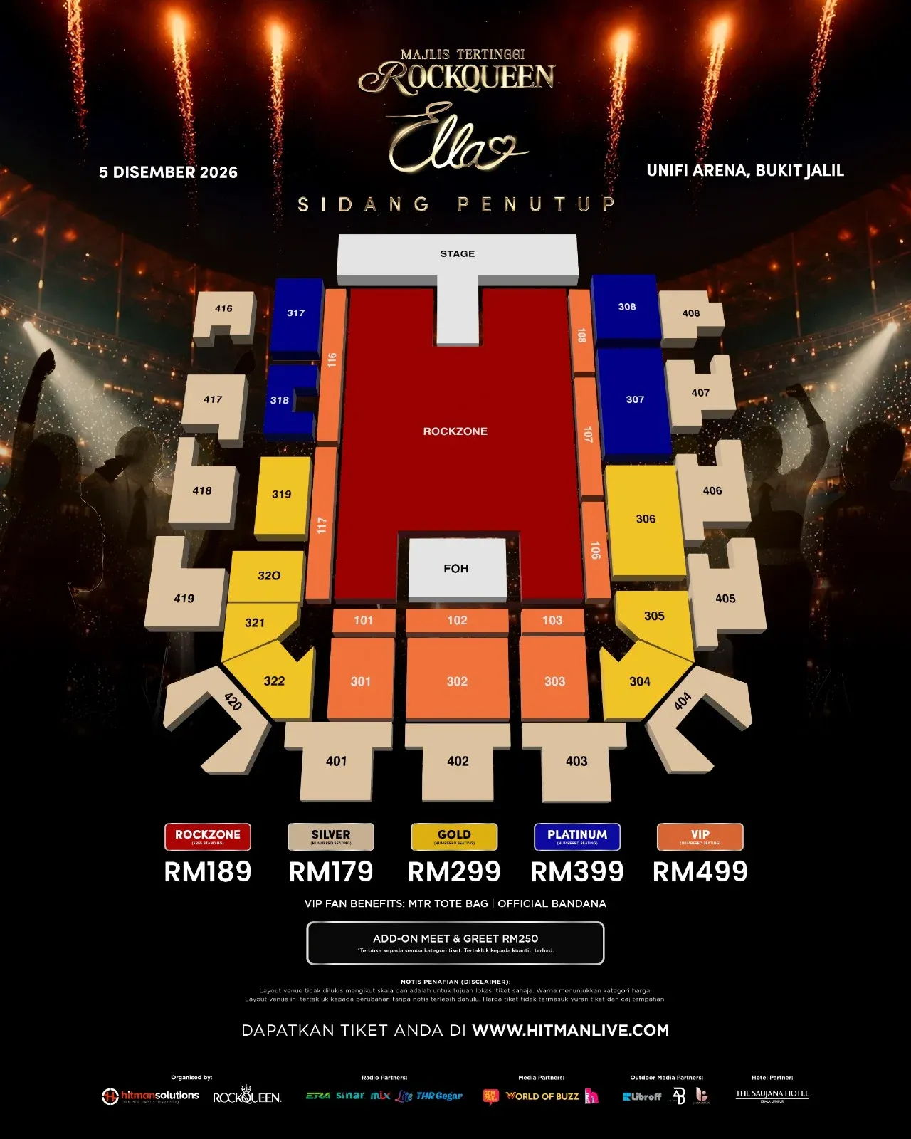 Ratu Rock Tutup Tirai Legendaris dengan Duet Spektakuler di Konsert Sidang Penutup